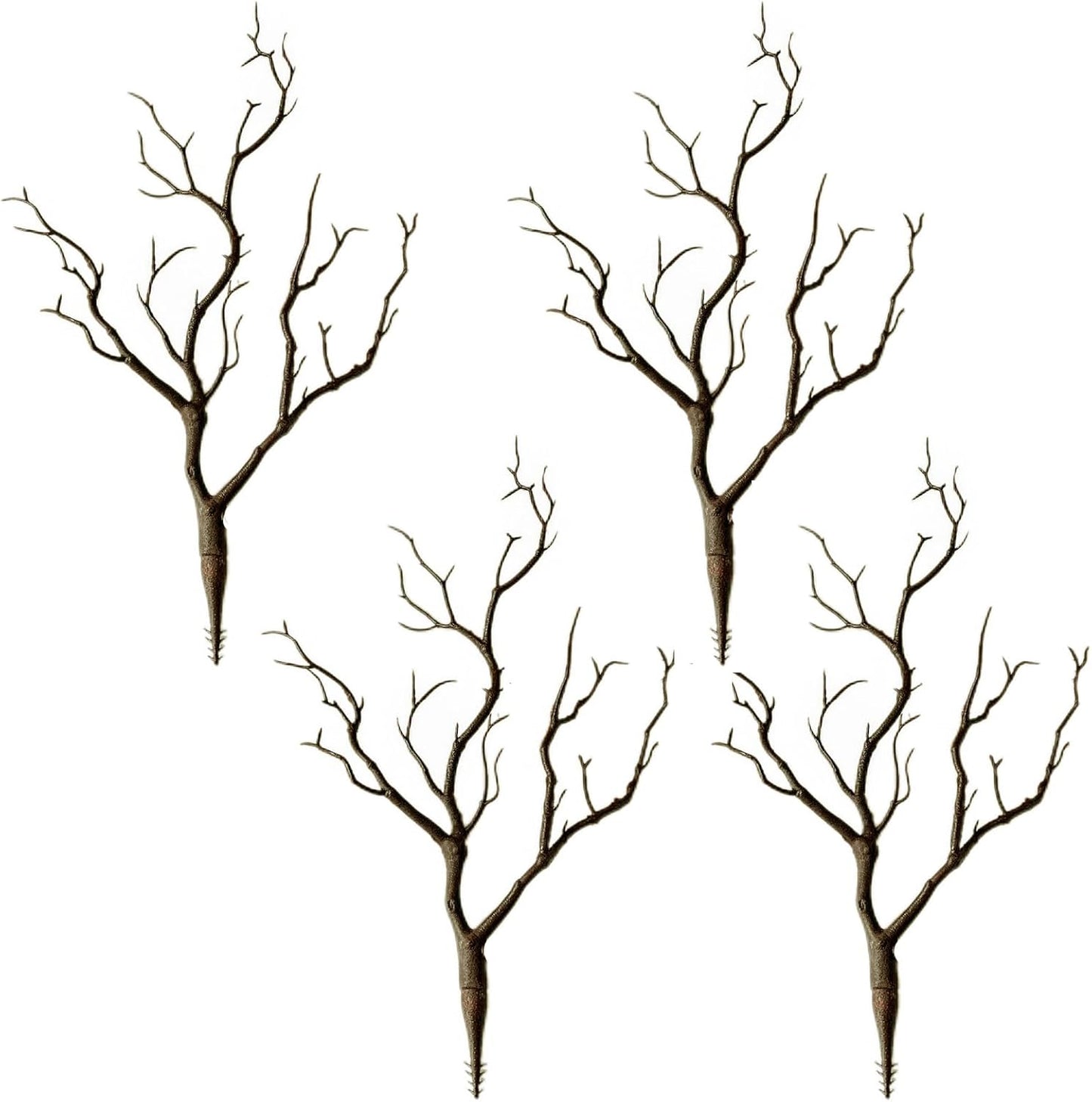 13.8 inches Artificial Coral Branches Fake Antler Branches Small Branches for Home Decoration Flower Arrangement Wedding Christmas Halloween Festival (White 10PCS