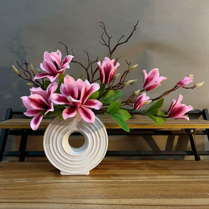 13.8 inches Artificial Coral Branches Fake Antler Branches Small Branches for Home Decoration Flower Arrangement Wedding Christmas Halloween Festival (White 10PCS