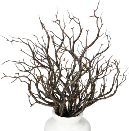 13.8 inches Artificial Coral Branches Fake Antler Branches Small Branches for Home Decoration Flower Arrangement Wedding Christmas Halloween Festival (White 10PCS