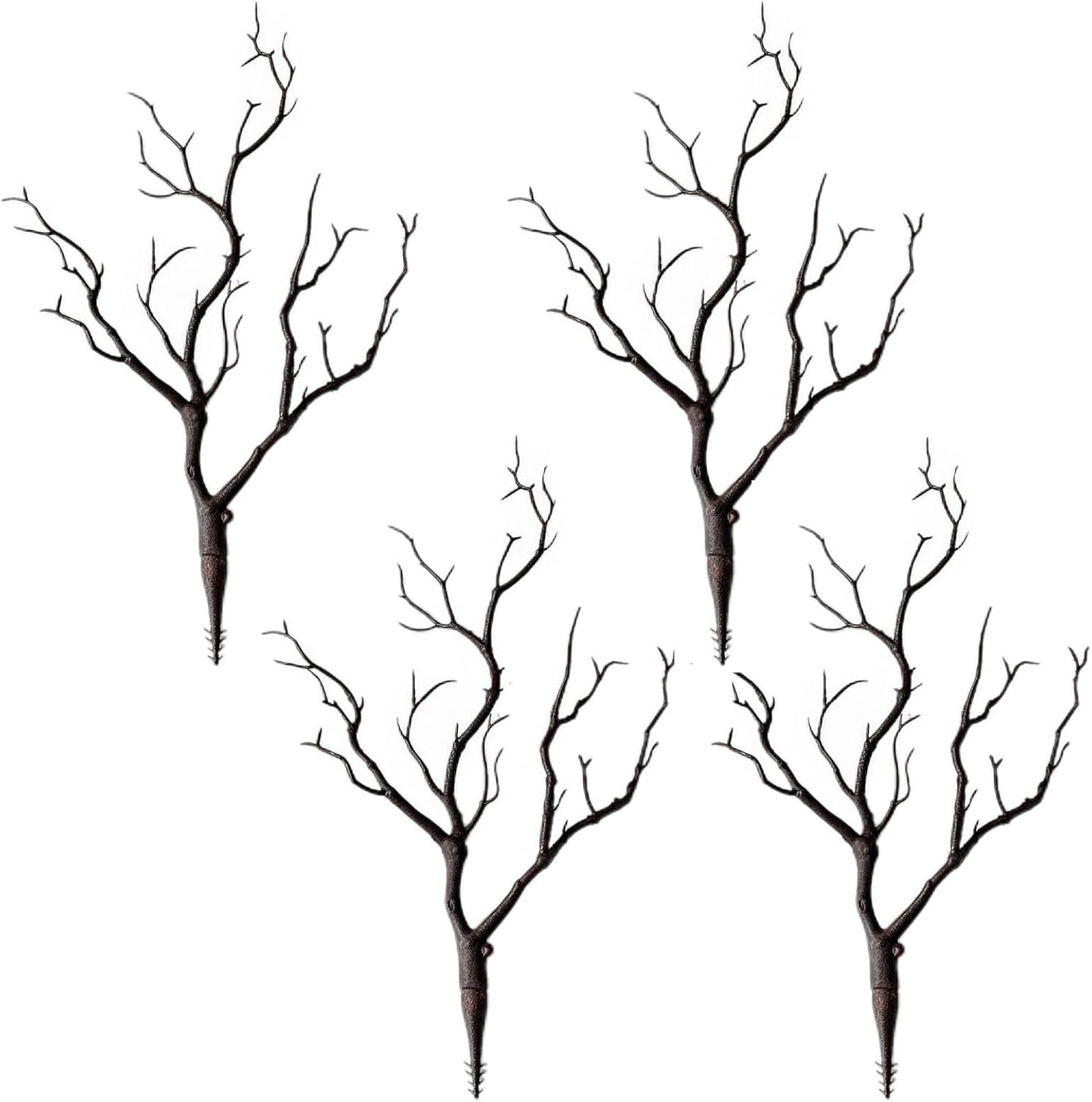 13.8 inches Artificial Coral Branches Fake Antler Branches Small Branches for Home Decoration Flower Arrangement Wedding Christmas Halloween Festival (White 10PCS