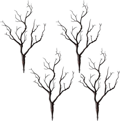 13.8 inches Artificial Coral Branches Fake Antler Branches Small Branches for Home Decoration Flower Arrangement Wedding Christmas Halloween Festival (White 10PCS