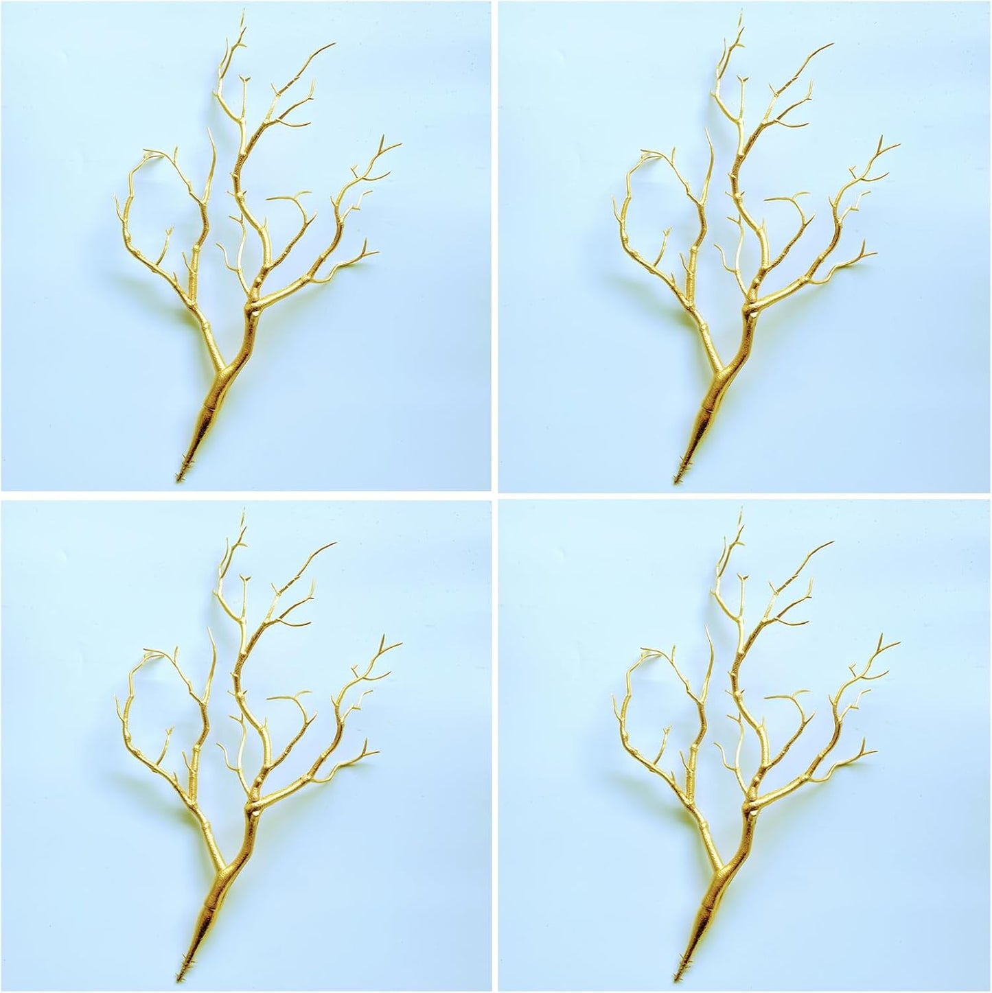 13.8 inches Artificial Coral Branches Fake Antler Branches Small Branches for Home Decoration Flower Arrangement Wedding Christmas Halloween Festival (White 10PCS