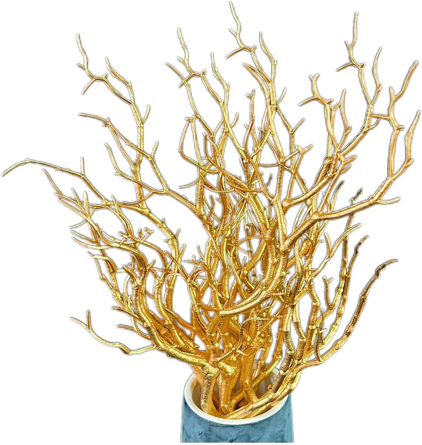 13.8 inches Artificial Coral Branches Fake Antler Branches Small Branches for Home Decoration Flower Arrangement Wedding Christmas Halloween Festival (White 10PCS