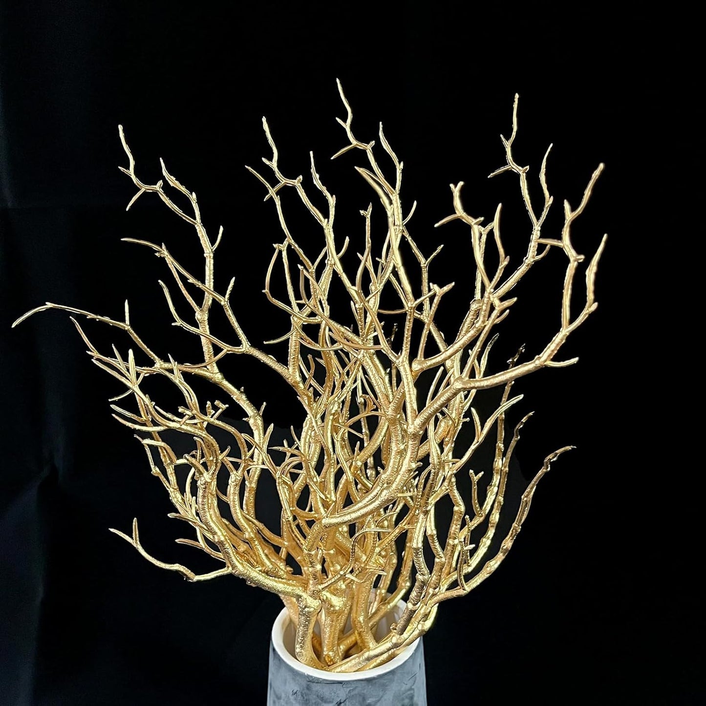 13.8 inches Artificial Coral Branches Fake Antler Branches Small Branches for Home Decoration Flower Arrangement Wedding Christmas Halloween Festival (White 10PCS