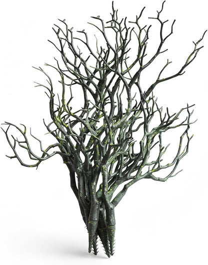 13.8 inches Artificial Coral Branches Fake Antler Branches Small Branches for Home Decoration Flower Arrangement Wedding Christmas Halloween Festival (White 10PCS