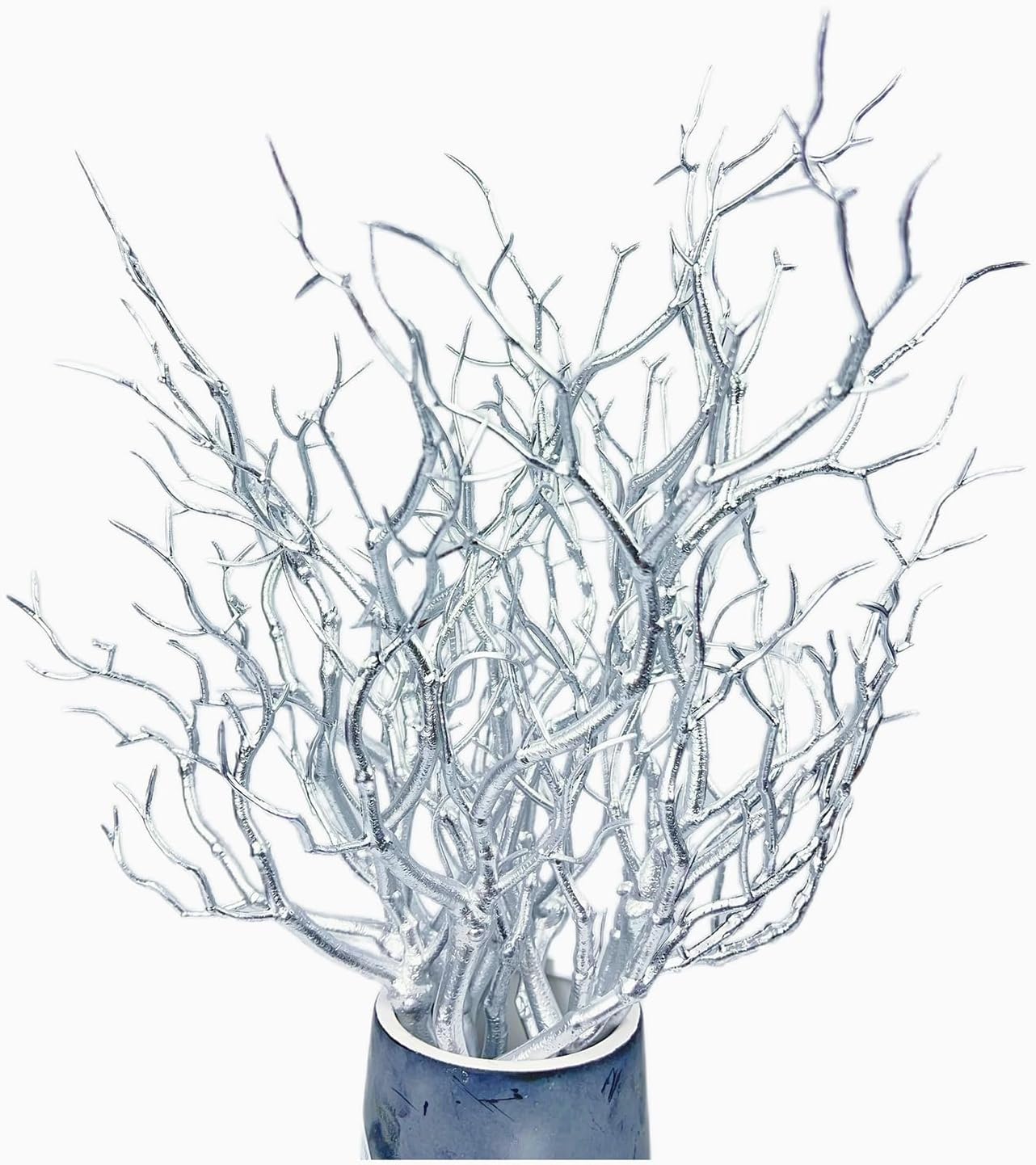 13.8 inches Artificial Coral Branches Fake Antler Branches Small Branches for Home Decoration Flower Arrangement Wedding Christmas Halloween Festival (White 10PCS