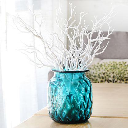 13.8 inches Artificial Coral Branches Fake Antler Branches Small Branches for Home Decoration Flower Arrangement Wedding Christmas Halloween Festival (White 10PCS