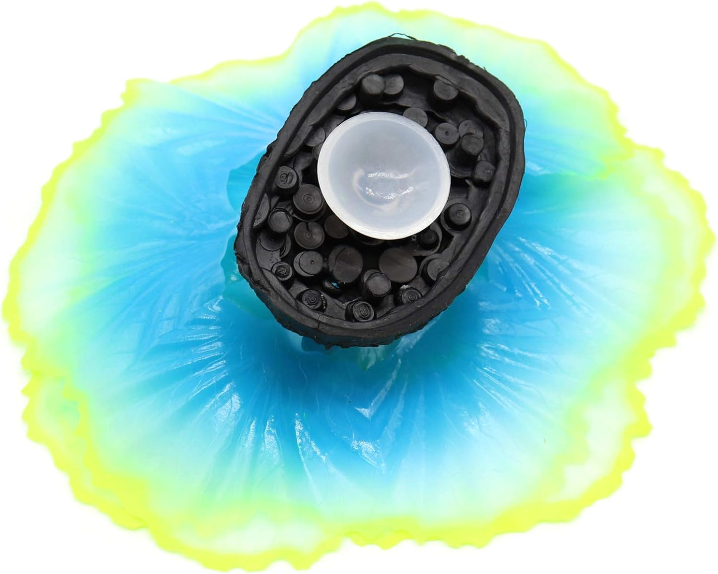 Artificial Coral Ornament Glowing Effect Resin Aquarium Plants Coral Aquarium Fish Tank Decorations(Blue)