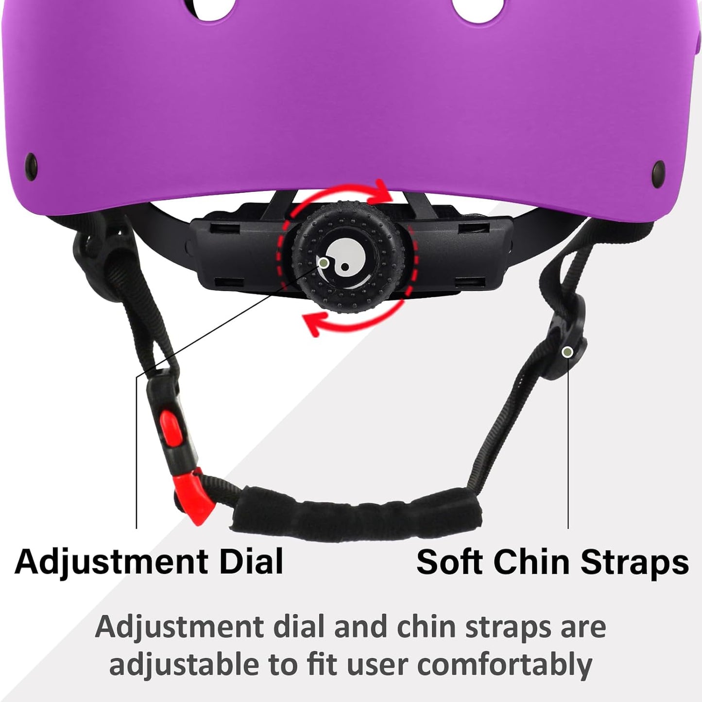 Skateboard Bike Helmet, 3 Sizes for Adult Youth & Kids | Lightweight, Adjustable, Certified Multi-Sport for Bicycle, Inline/Roller Skates, Kick Scooter