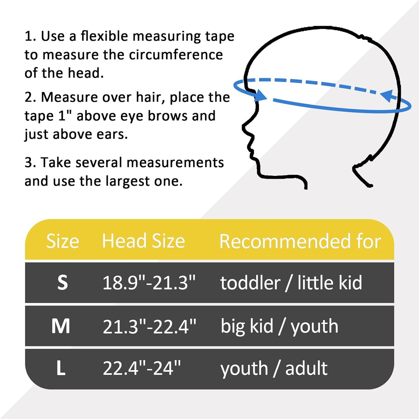 Skateboard Bike Helmet, 3 Sizes for Adult Youth & Kids | Lightweight, Adjustable, Certified Multi-Sport for Bicycle, Inline/Roller Skates, Kick Scooter
