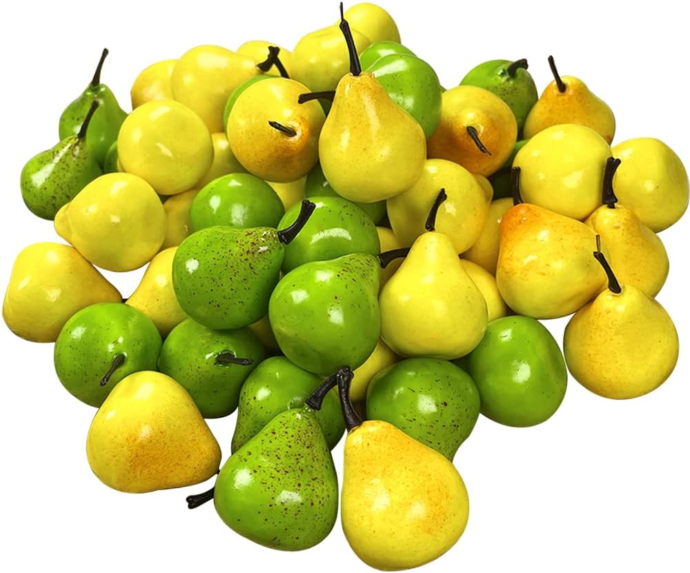 30 Pcs Mini Artificial Apples, Fake Little Green Apple Mini Fruits Realistic Lifelike Simulation Apples for Home Party Christmas Tree Decor Apples Photography Props