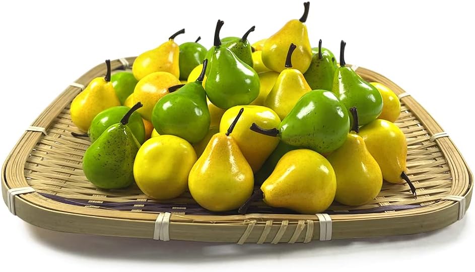 30 Pcs Mini Artificial Apples, Fake Little Green Apple Mini Fruits Realistic Lifelike Simulation Apples for Home Party Christmas Tree Decor Apples Photography Props