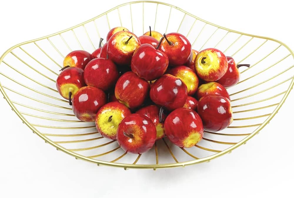 30 Pcs Mini Artificial Apples, Fake Little Green Apple Mini Fruits Realistic Lifelike Simulation Apples for Home Party Christmas Tree Decor Apples Photography Props