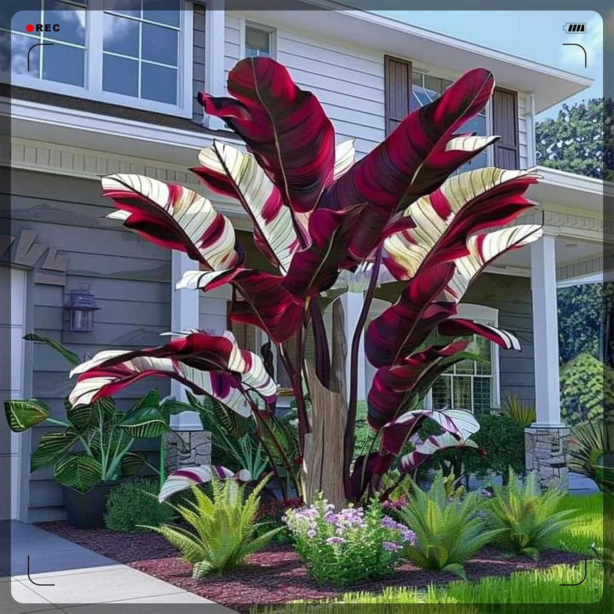 Shaped Elephant Ears, a clumping, Shade-Tolerant, and Easy-to-Care-for is Suitable for Outdoor Gardens and Potted C007-2 Bulbs