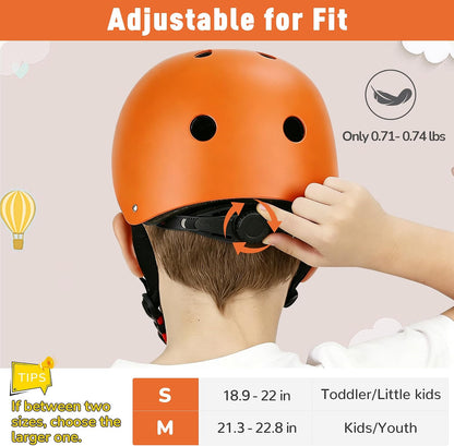 Kids Bike Helmet, Adjustable Toddler Helmet for Ages 3-5-8-14 | CPSC Certified, ABS+EPS, 11 Vents, Lightweight, Dial Fit for Boys Girls Youth, Multi-Sport Bicycle Scooter Skateboard Cycling