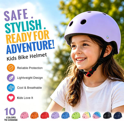 Kids Bike Helmet, Adjustable Toddler Helmet for Ages 3-5-8-14 | CPSC Certified, ABS+EPS, 11 Vents, Lightweight, Dial Fit for Boys Girls Youth, Multi-Sport Bicycle Scooter Skateboard Cycling