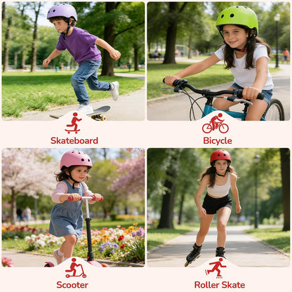 Kids Bike Helmet, Adjustable Toddler Helmet for Ages 3-5-8-14 | CPSC Certified, ABS+EPS, 11 Vents, Lightweight, Dial Fit for Boys Girls Youth, Multi-Sport Bicycle Scooter Skateboard Cycling
