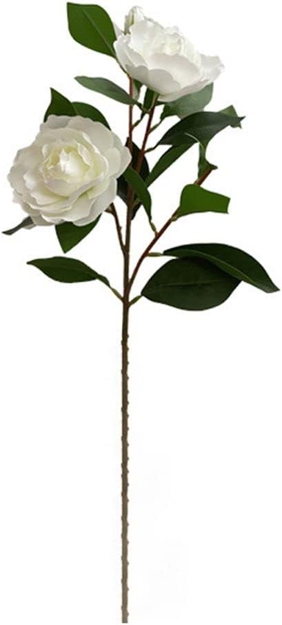 Artificial Gardenia Flowers with Stem,Realistic Fake Gardenia White Artificial Flowers for Wedding Bouquets Flowers Centerpieces Bridal Shower Party