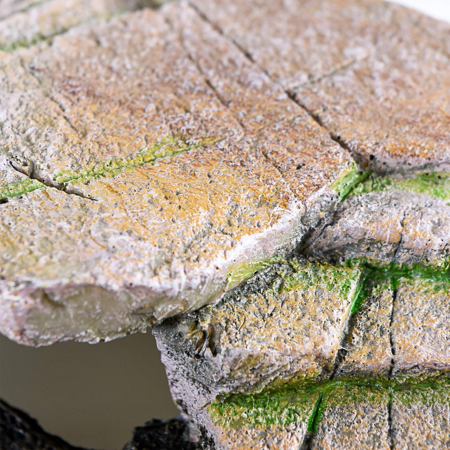 Reptology Shale Scape Step Ledge – Decorative Resin for Aquariums & Terrariums – Great for Reptiles, Amphibians, and Fish – Small