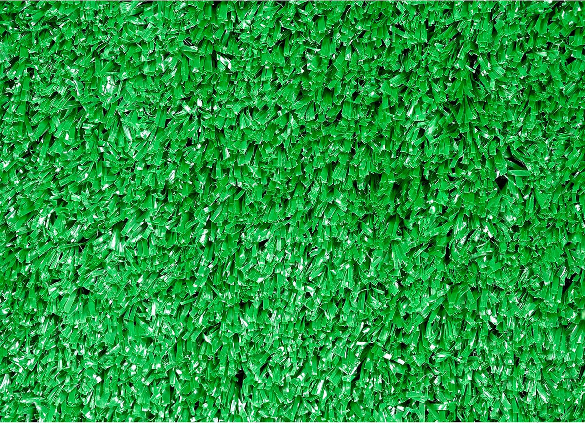 Artificial Grass 7 Ft. X 10 Ft. Large Indoor/Outdoor Area Rug Green -Lush Green, Durable, and Low-Maintenance for Patios, Lawns, and More