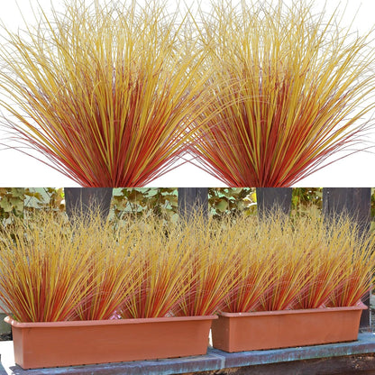 20 PCS Artificial Fall Plants Outdoor Faux Fall Wheat Grass