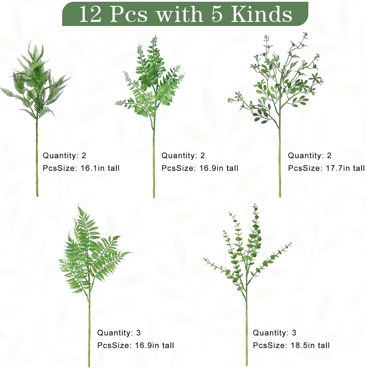 20 PCS Artificial Fall Plants Outdoor Faux Fall Wheat Grass