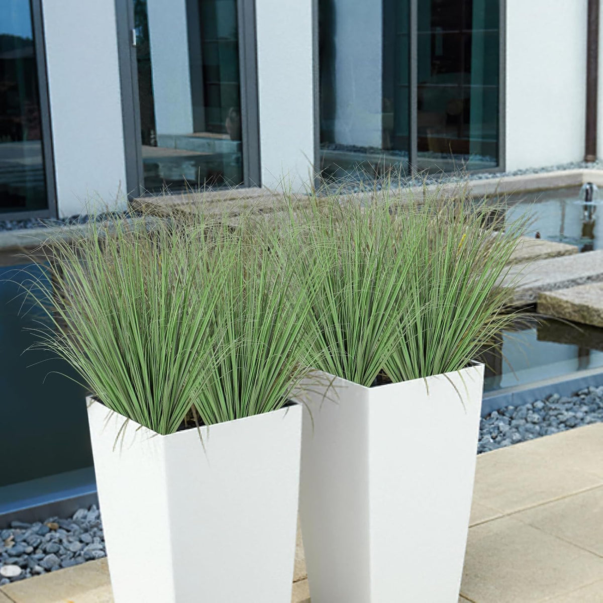 20 PCS Artificial Fall Plants Outdoor Faux Fall Wheat Grass