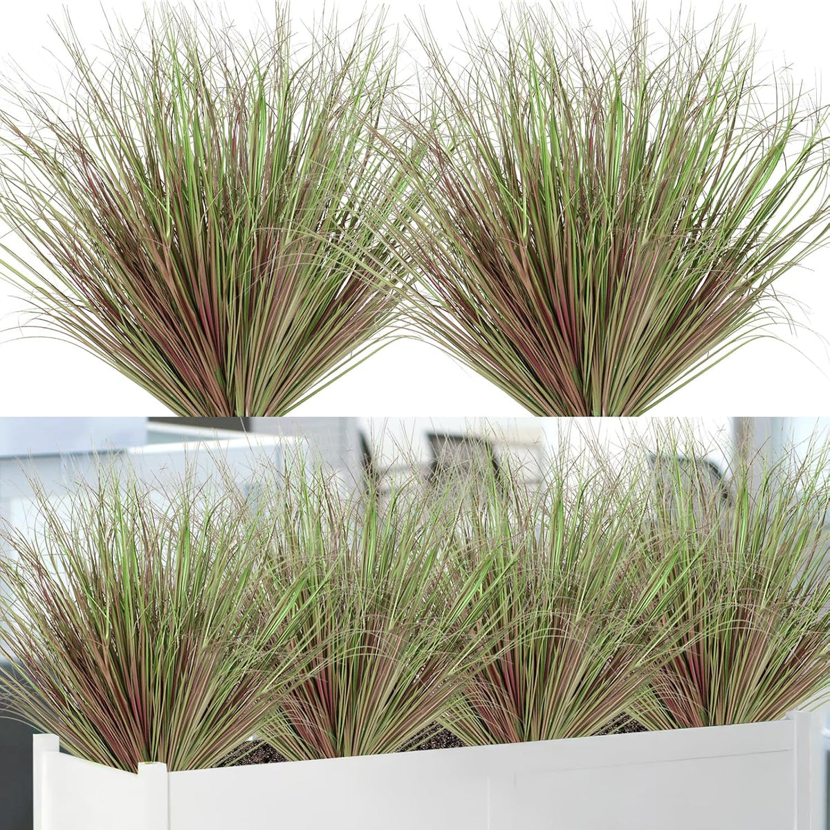 20 PCS Artificial Fall Plants Outdoor Faux Fall Wheat Grass