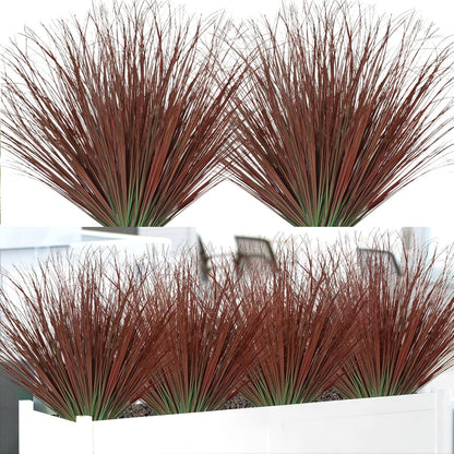 20 PCS Artificial Fall Plants Outdoor Faux Fall Wheat Grass