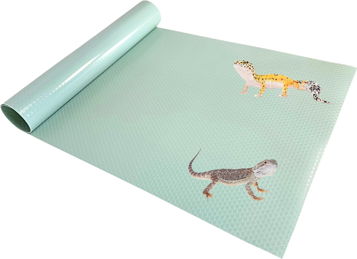 Tank Liner, 17.7" x 59", Bearded Dragon Gecko, Turquoise
