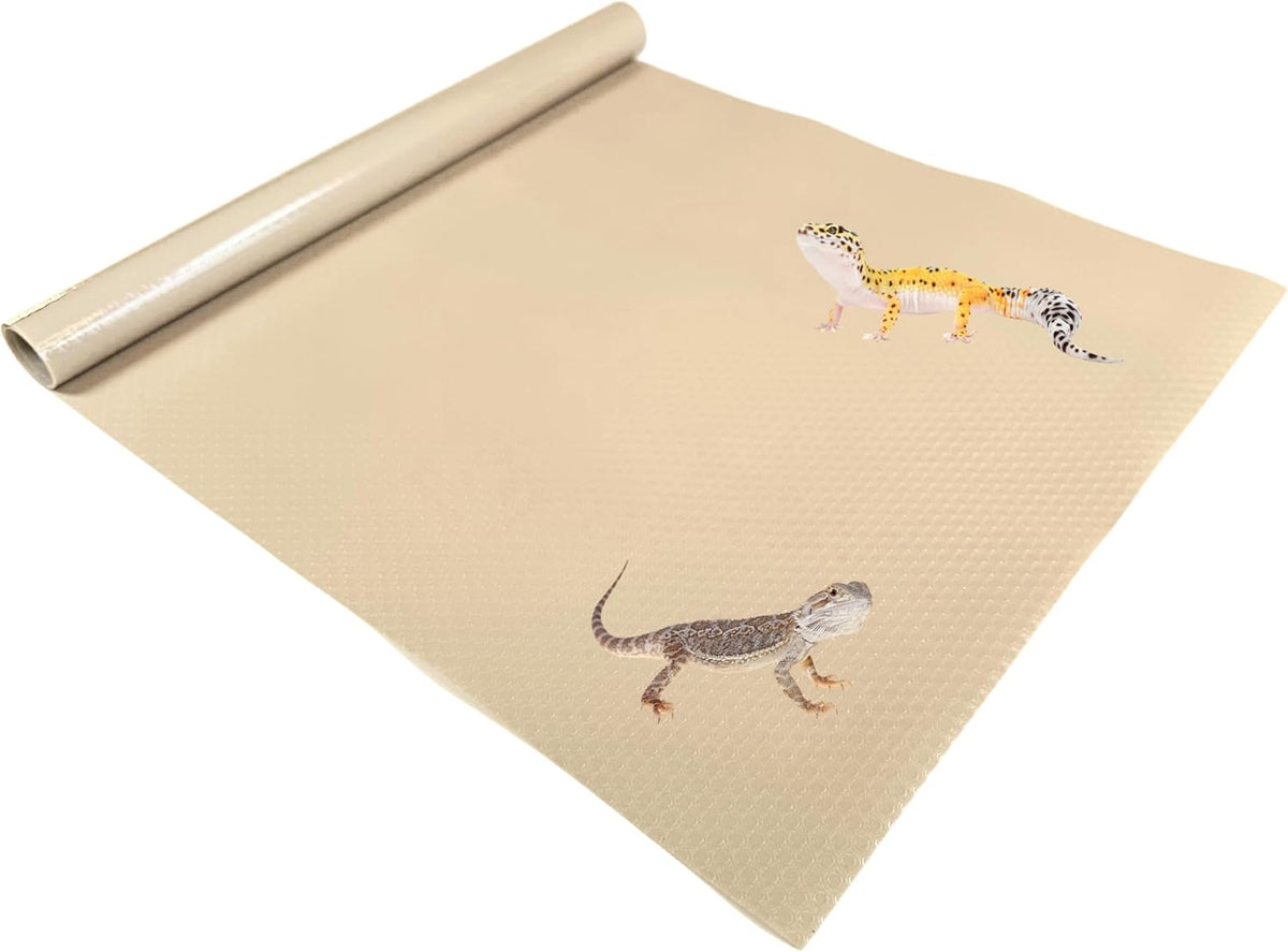 Tank Liner, 17.7" x 59", Bearded Dragon Gecko, Turquoise