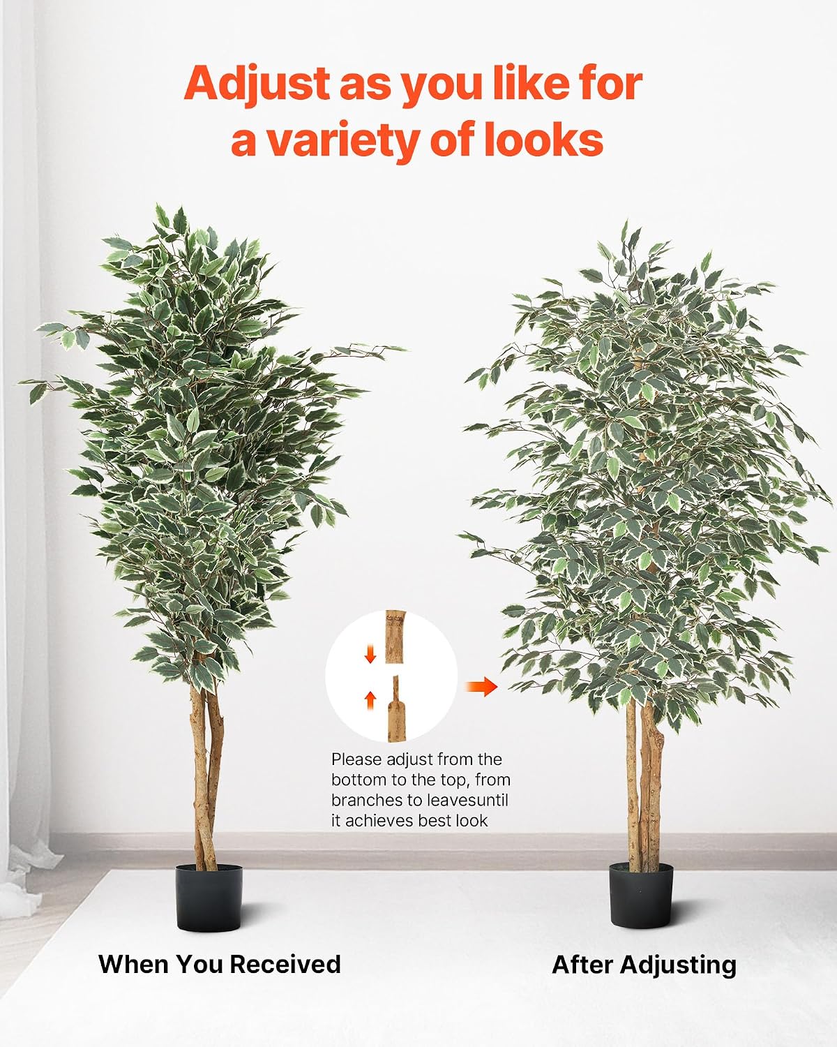 Artificial Olive Tree, 5 FT Tall Faux Plant, Secure PE Material & Anti-Tip Tilt Protection Low-Maintenance Plant, Lifelike Green Fake Potted Tree for Home Office Warehouse Decor Indoor Outdoor