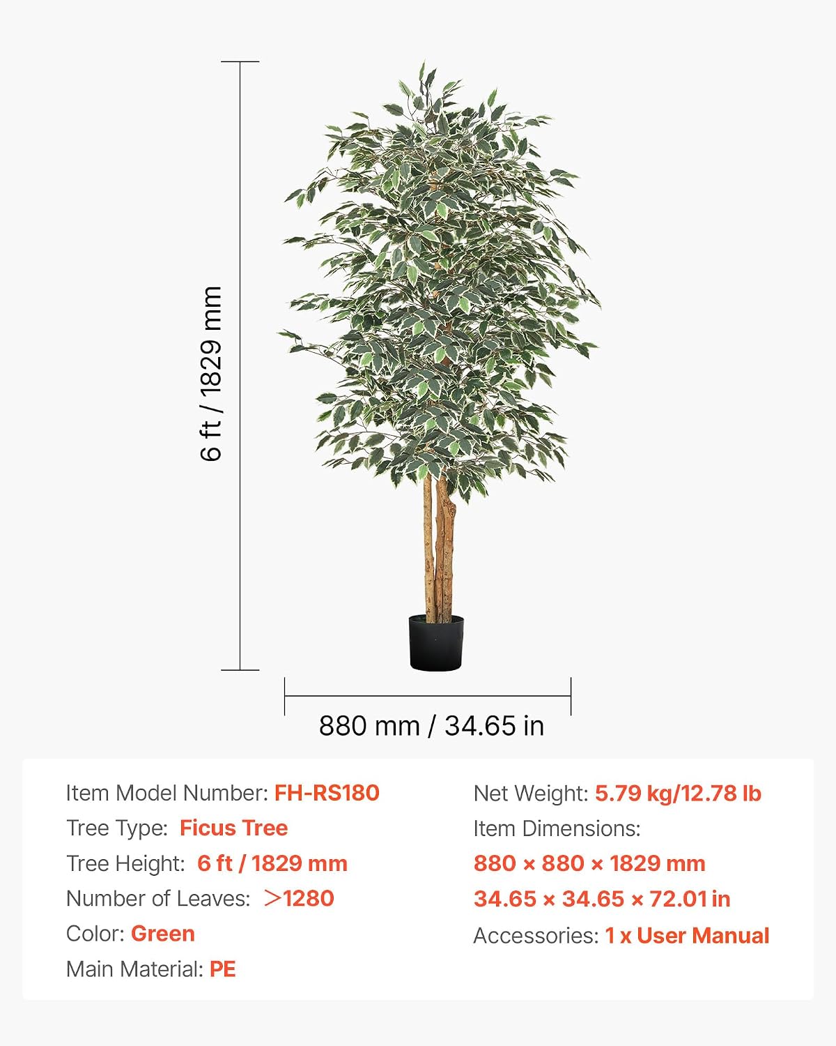 Artificial Olive Tree, 5 FT Tall Faux Plant, Secure PE Material & Anti-Tip Tilt Protection Low-Maintenance Plant, Lifelike Green Fake Potted Tree for Home Office Warehouse Decor Indoor Outdoor