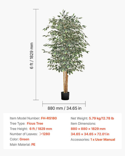 Artificial Olive Tree, 5 FT Tall Faux Plant, Secure PE Material & Anti-Tip Tilt Protection Low-Maintenance Plant, Lifelike Green Fake Potted Tree for Home Office Warehouse Decor Indoor Outdoor