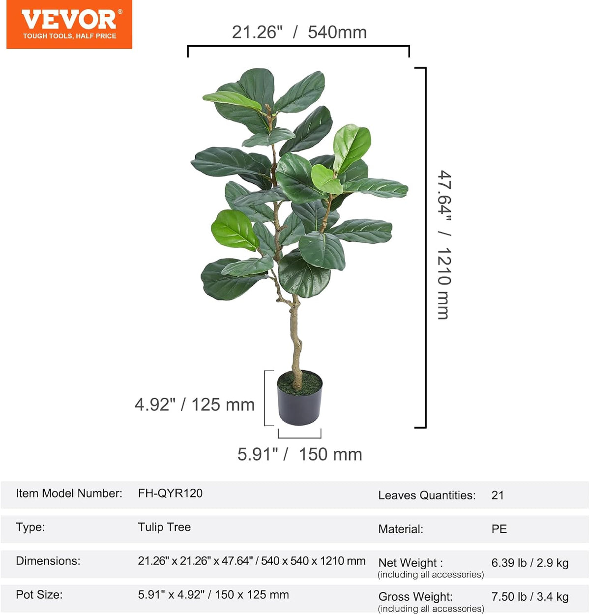 Artificial Olive Tree, 5 FT Tall Faux Plant, Secure PE Material & Anti-Tip Tilt Protection Low-Maintenance Plant, Lifelike Green Fake Potted Tree for Home Office Warehouse Decor Indoor Outdoor