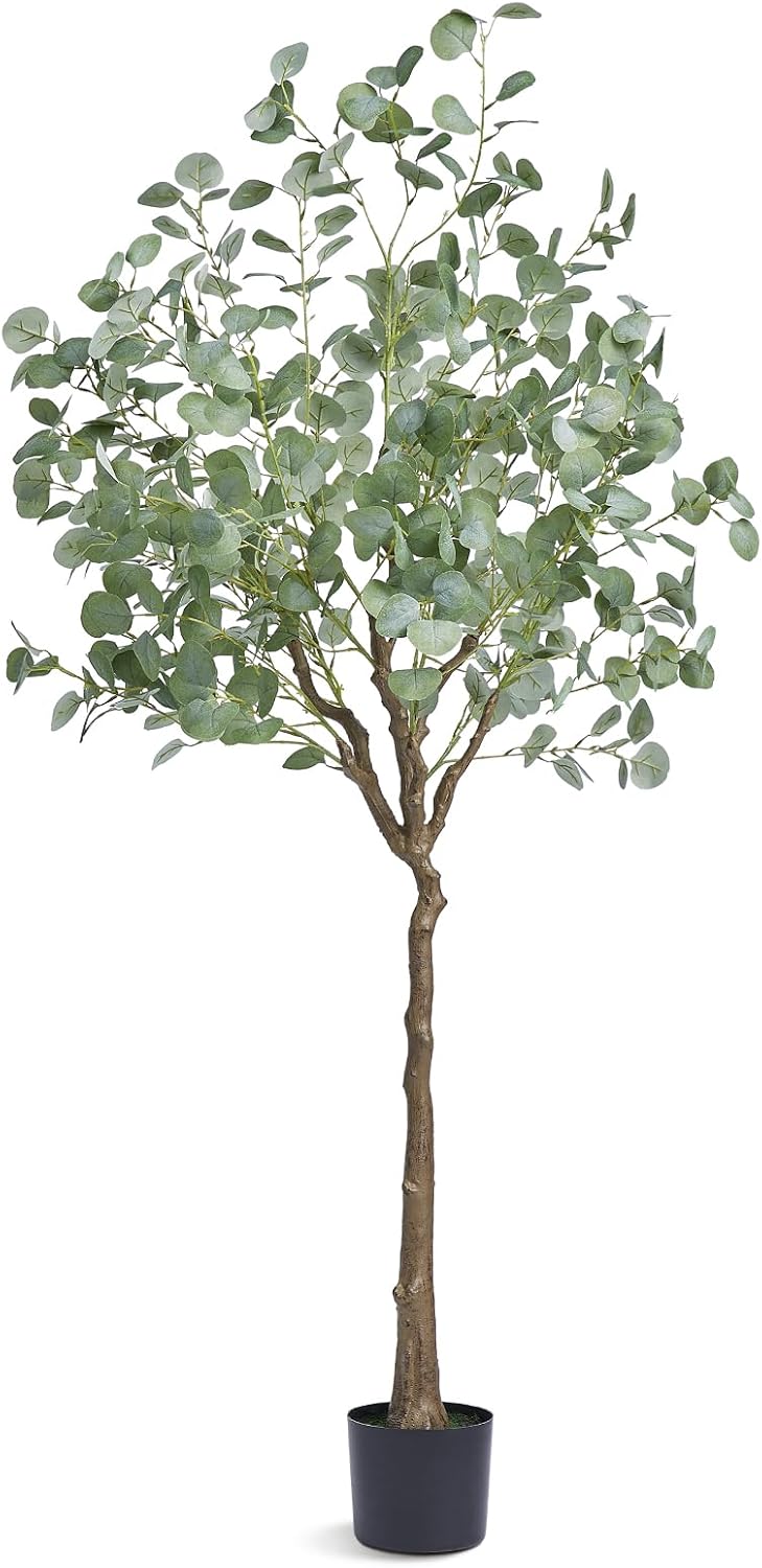Artificial Olive Tree, 5 FT Tall Faux Plant, Secure PE Material & Anti-Tip Tilt Protection Low-Maintenance Plant, Lifelike Green Fake Potted Tree for Home Office Warehouse Decor Indoor Outdoor