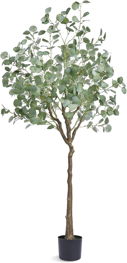 Artificial Olive Tree, 5 FT Tall Faux Plant, Secure PE Material & Anti-Tip Tilt Protection Low-Maintenance Plant, Lifelike Green Fake Potted Tree for Home Office Warehouse Decor Indoor Outdoor