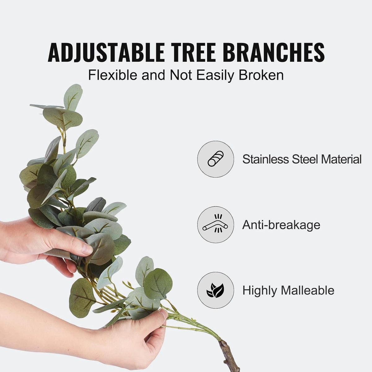 Artificial Olive Tree, 5 FT Tall Faux Plant, Secure PE Material & Anti-Tip Tilt Protection Low-Maintenance Plant, Lifelike Green Fake Potted Tree for Home Office Warehouse Decor Indoor Outdoor