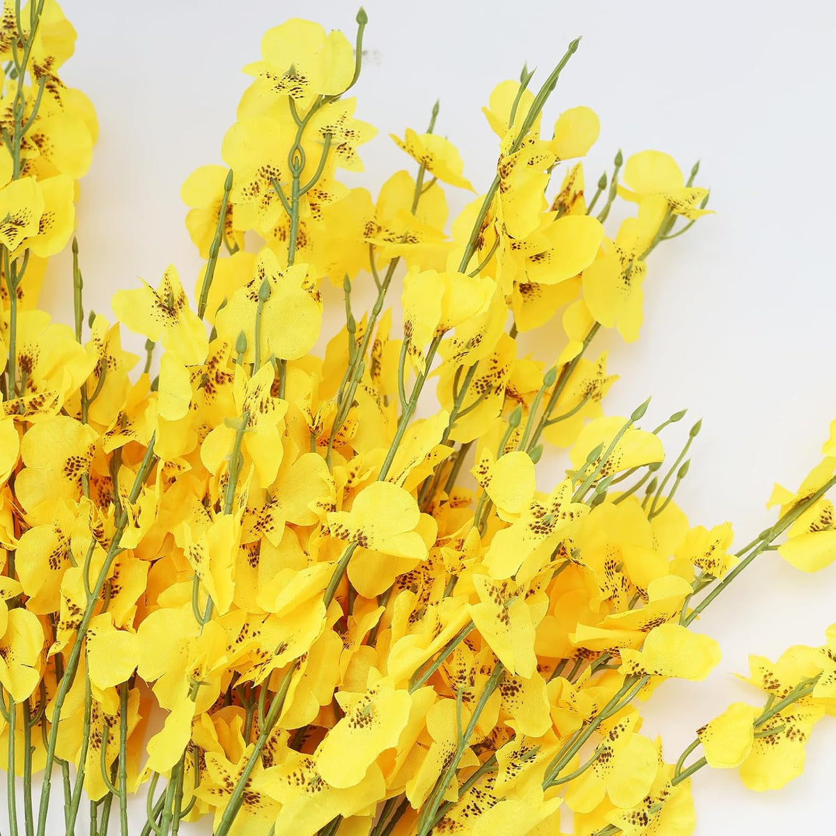 15pcs Artificial Forsythia Branches - Fake Yellow Wildflowers Silk Long Stems, Faux Spring Flowers for Tall Vase Home Decor, Dining Table Centerpieces, Party Wedding Outdoor Arrangements