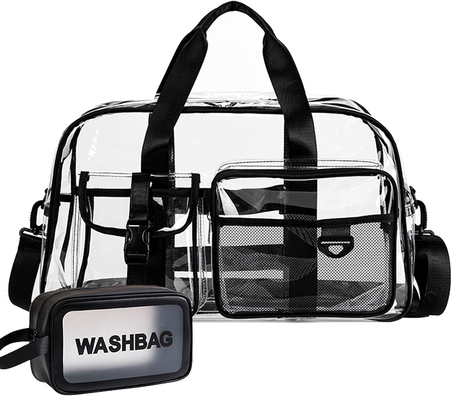 Small Gym Bag for Women, Travel Duffle Bag Carry On Weekender Bag with Shoe Compartment - Colors B