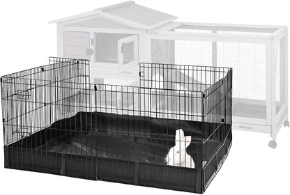 Rabbit Playpen Pet Pen Small Animal Cage with Waterproof Liner - Extension Playpen
