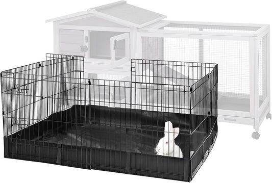 Rabbit Playpen Pet Pen Small Animal Cage with Waterproof Liner - Extension Playpen