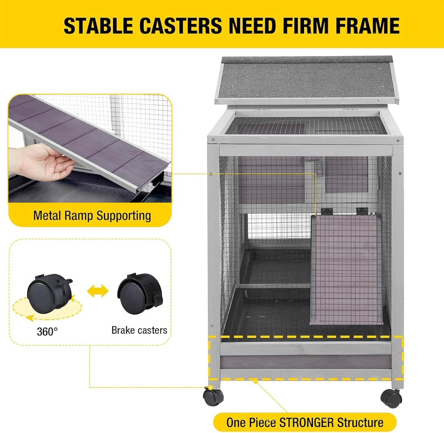 Rabbit Playpen Pet Pen Small Animal Cage with Waterproof Liner - Extension Playpen
