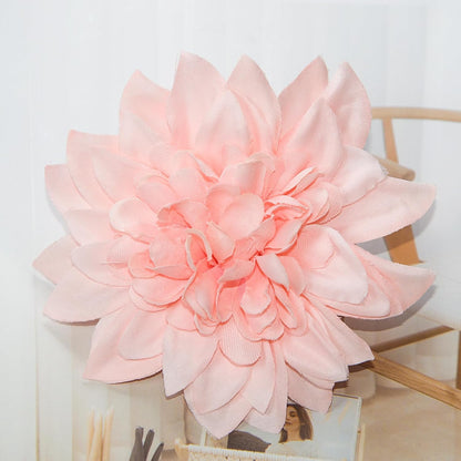 12 Pcs 3.9 inch Fake Dahlia Stemless Flower Heads