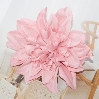 12 Pcs 3.9 inch Fake Dahlia Stemless Flower Heads