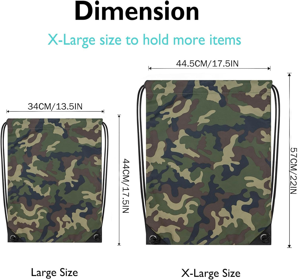 2PCS Drawstring Bags Bulk, String Backpack for Men Women, Cinch Bag Draw String Back Bag for Gym, Sports, Travel (2, Bright Yellow)