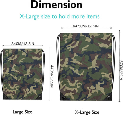 2PCS Drawstring Bags Bulk, String Backpack for Men Women, Cinch Bag Draw String Back Bag for Gym, Sports, Travel (2, Bright Yellow)