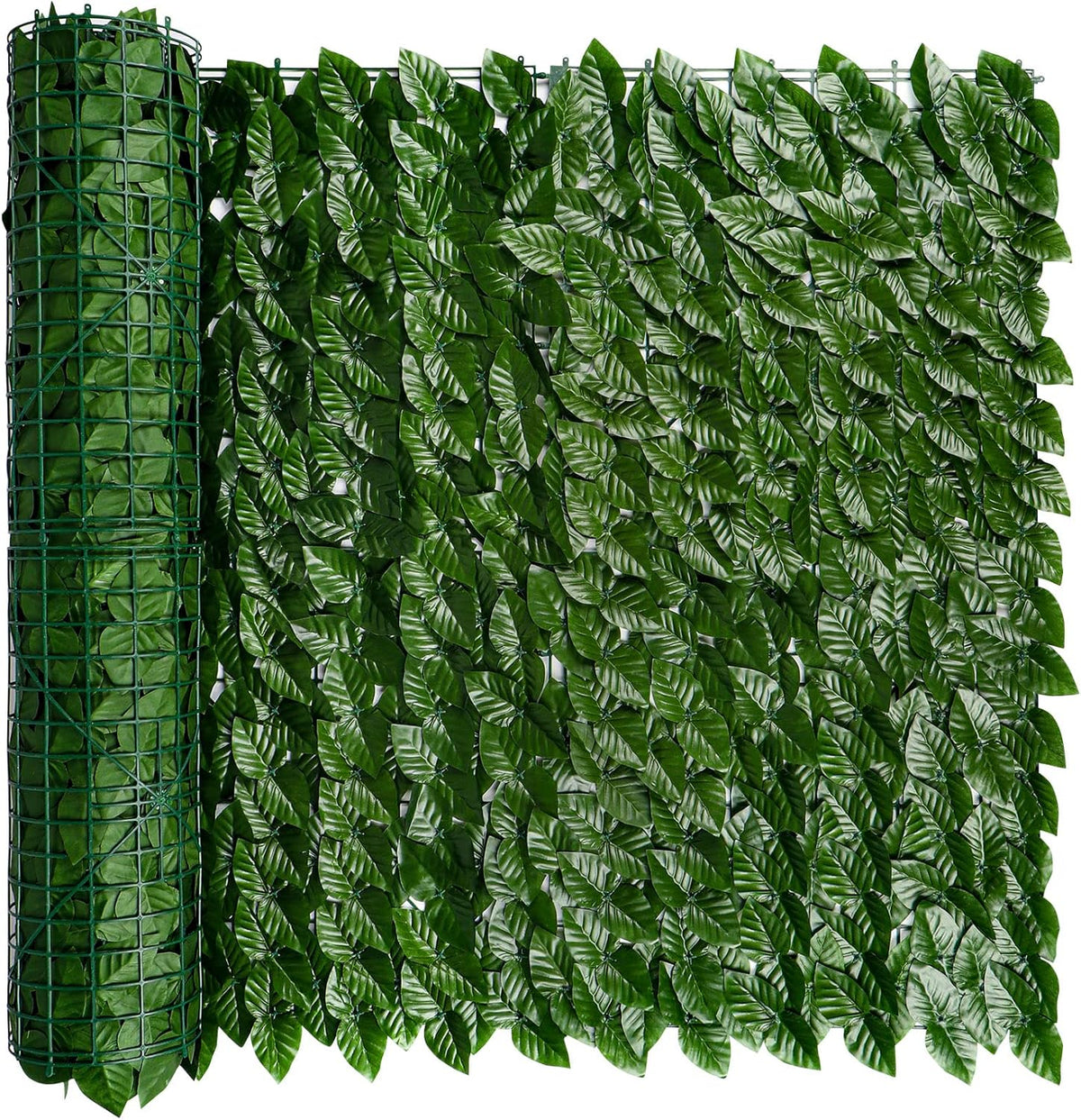 Artificial Ivy Privacy Screen for Fence, 39x118in Strengthened Joint Prevent Leaves Falling Off, Faux Hedge Panels Greenery Vines, Decorative Fences for Outdoor, Garden