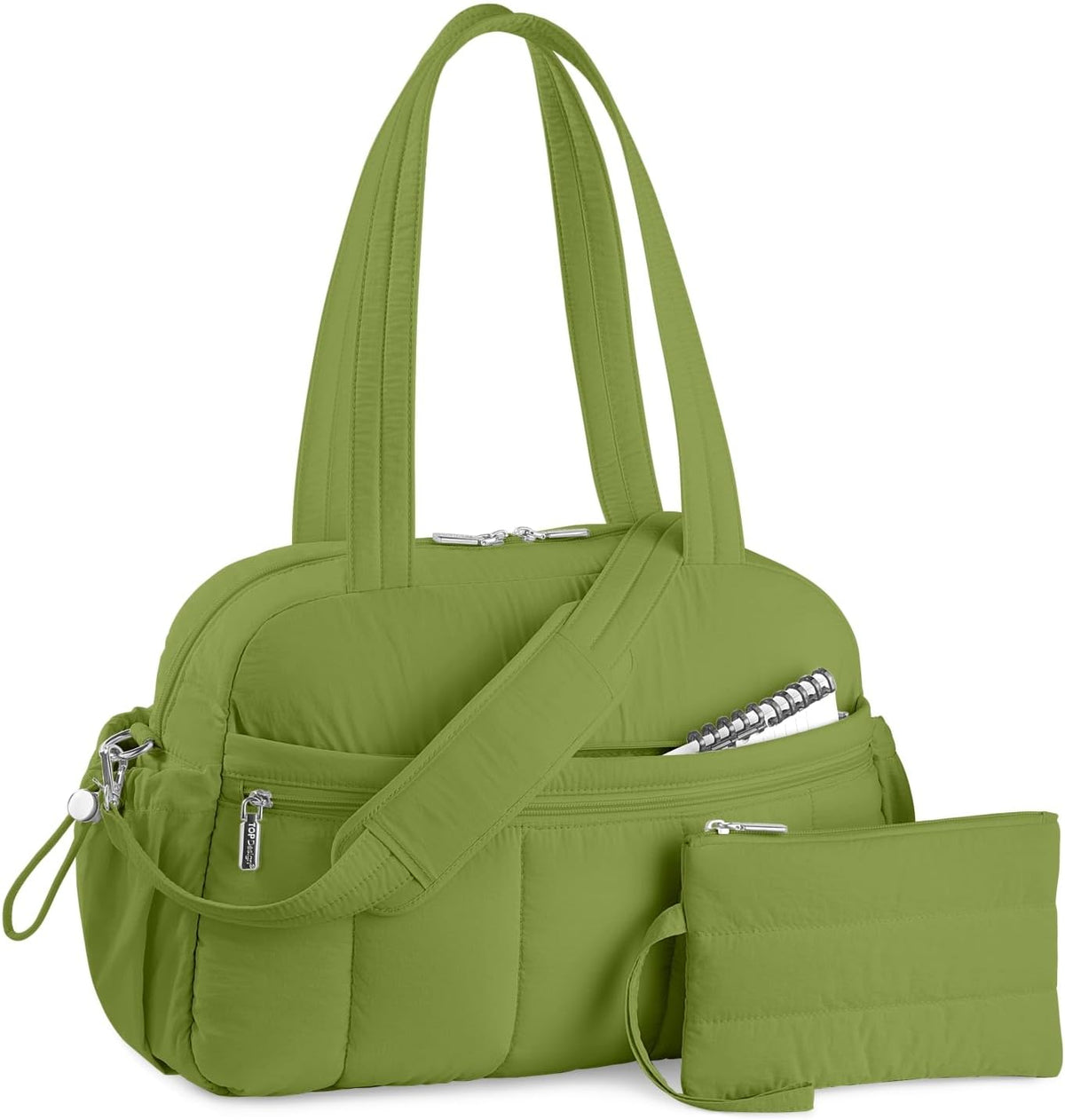 Travel Duffel Bag, Puffy Carry On Overnight, Gym Bag w/Wet Pocket