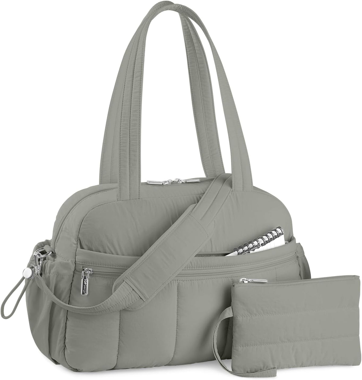 Travel Duffel Bag, Puffy Carry On Overnight, Gym Bag w/Wet Pocket